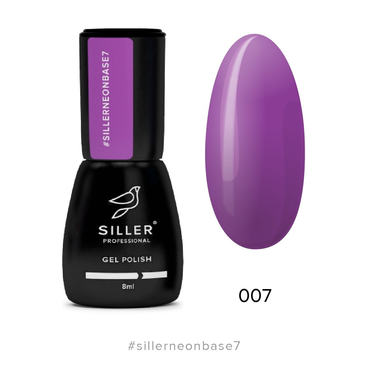 Siller NEON Base №7 8ml - www.texasnailstore.com