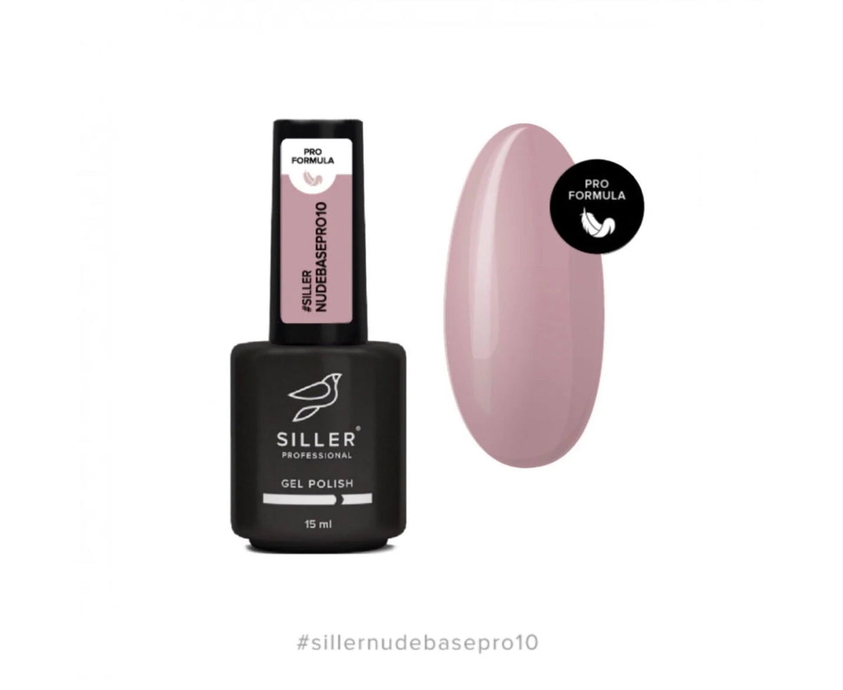 Siller Nude Base Pro №10 15ml - www.texasnailstore.com