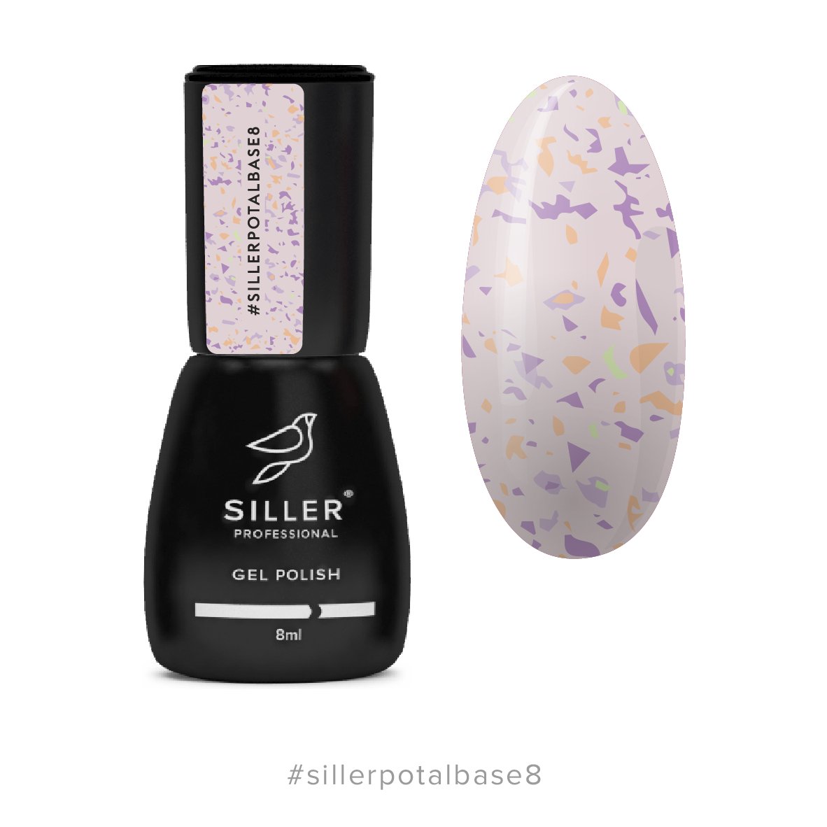 Siller POTAL Base #8 (8 ml) - www.texasnailstore.com