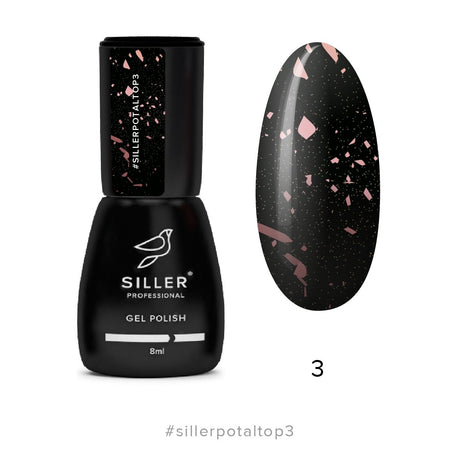 Siller Potal Top No Wipe №3 8ml - www.texasnailstore.com