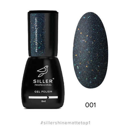 Siller Top Shine Matte №1 - www.texasnailstore.com