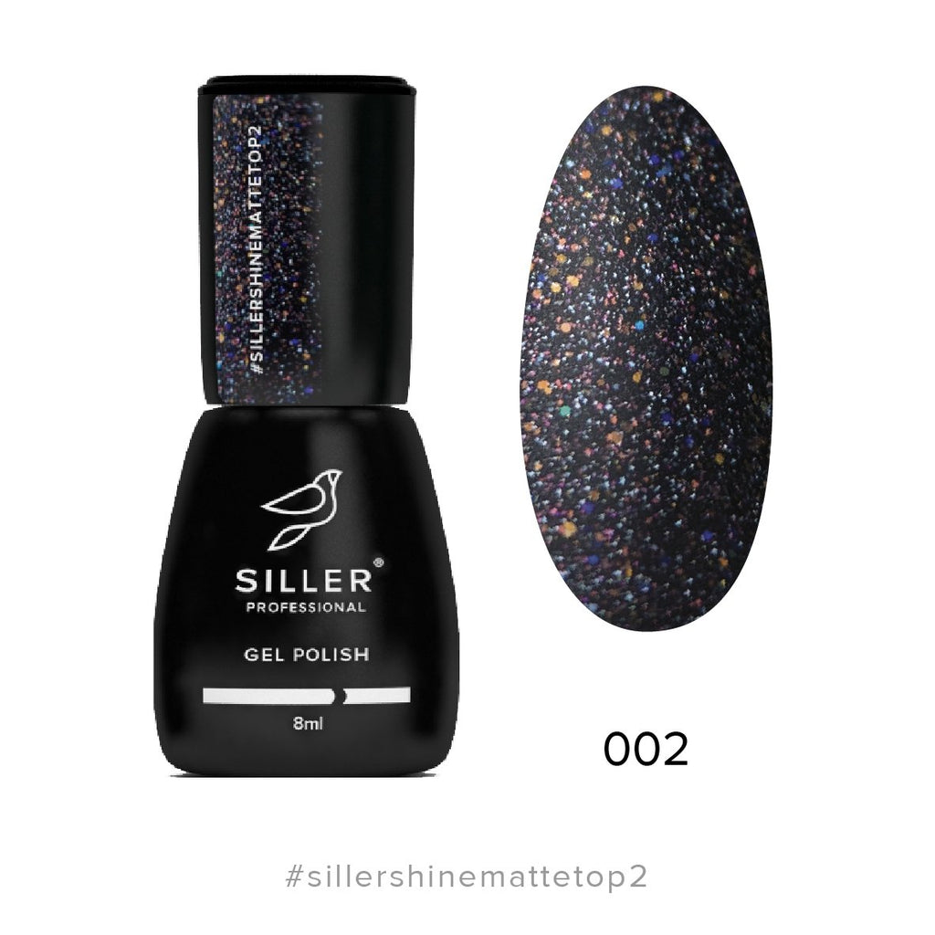 Siller Top Shine Matte №2 - www.texasnailstore.com