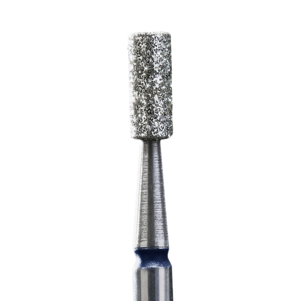 STALEKS PRO Diamond Cylinder Nail Bit (2.5mm) Blue - www.texasnailstore.com