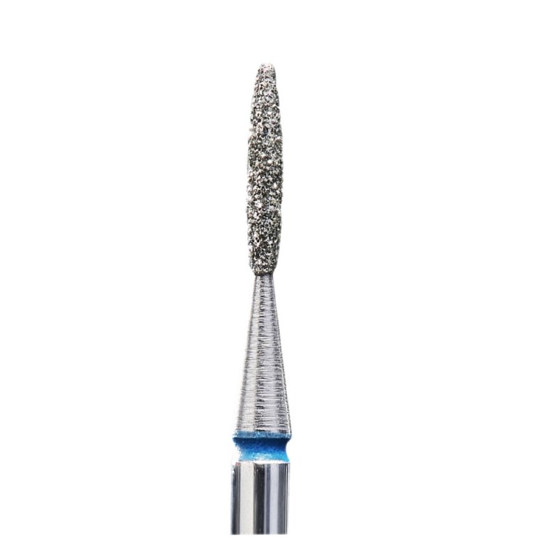 STALEKS PRO Diamond "Flame" Nail Bit (1.4mm) Blue - www.texasnailstore.com