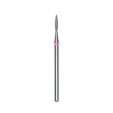 STALEKS PRO Diamond "Flame" SHARP Nail Bit (1.6mm) Red - www.texasnailstore.com