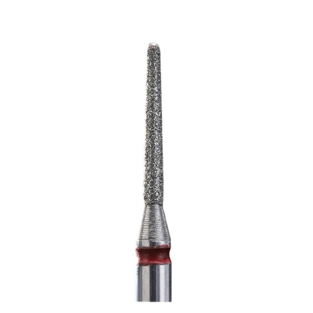 STALEKS PRO Diamond "Frustum" Nail Bit (1.6mm) Red - www.texasnailstore.com