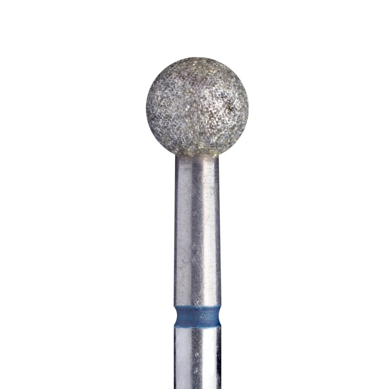 STALEKS PRO Diamond Sphere Nail Bit (3.5mm) Blue - www.texasnailstore.com