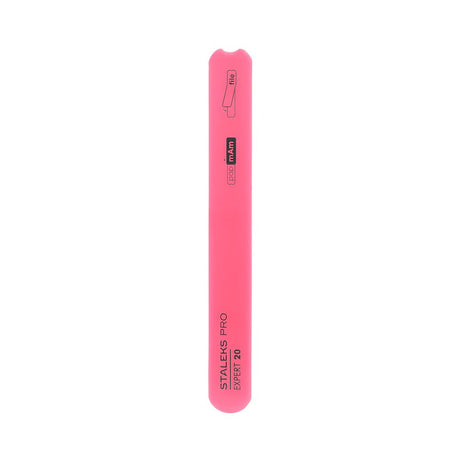 STALEKS PRO EXPERT 20 BEVELED STRAIGHT PLASTIC NAIL FILE (BASE) - www.texasnailstore.com