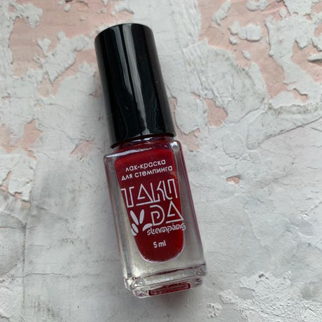 TAKI DA Dark red professional stamping polish #9 (5ml) - www.texasnailstore.com