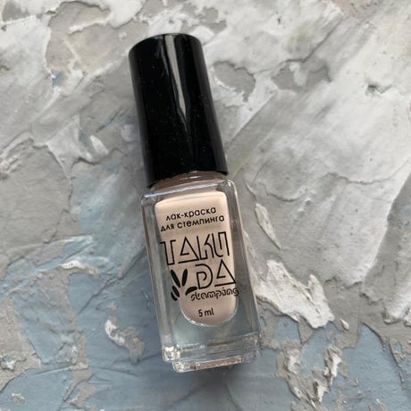 TAKI DA Light beige professional stamping polish #66 (5ml) - www.texasnailstore.com