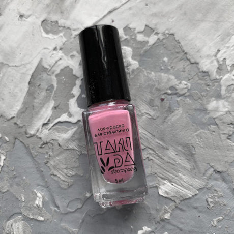 TAKI DA Pastel pink professional stamping polish #21 (5ml) - www.texasnailstore.com