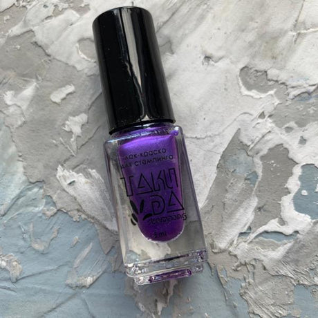 TAKI DA Purple Pearl Chrome professional stamping polish #31 (5ml) - www.texasnailstore.com