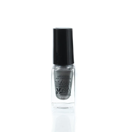 TAKI DA silver professional stamping polish 5 ml - www.texasnailstore.com